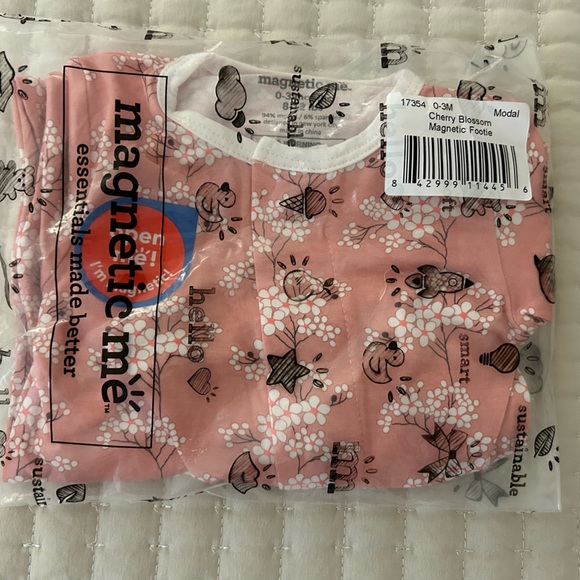 Magnetic Me Cherry Blossom Footie - Picture 1 of 1